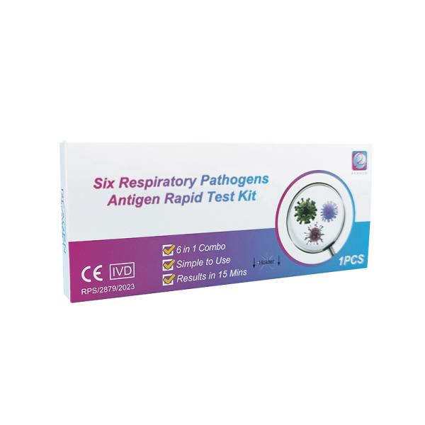 Quality 6 in 1 Respiratory Combo Antigen Test Kit for Home Self Test wholesale