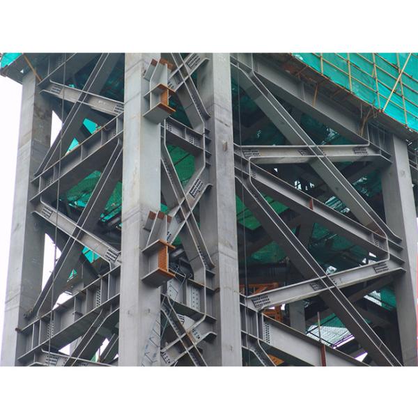 Q235 Q345B Hot Rolled Steel Truss Warehouse Space Frame Steel Structure