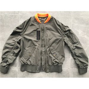 Fatigue Light Weight Trenchcoat Men spring sport jacket With Contrast Rib Collar