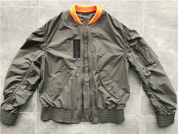 Fatigue Light Weight Trenchcoat Men spring sport jacket With Contrast Rib Collar