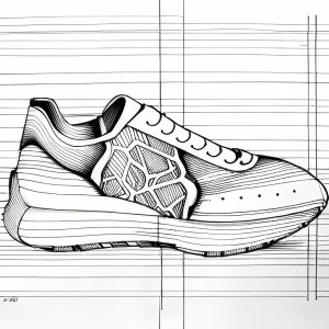 Unisex Rubber Mesh Running Sneakers Lightweight Biodegradable