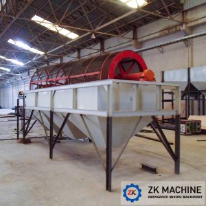 High Efficiency Vibrating Screen Machine , φ1x3m Sand Trommel Screen