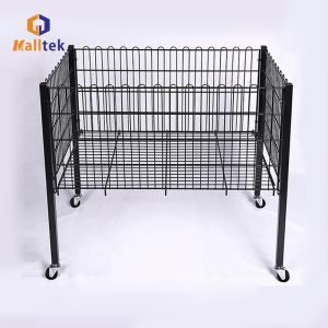 Custom Promotion cage Capacity Stackable Wire Baskets
