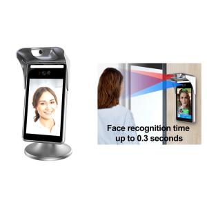 Cheap Touchless 300ms Linux Face Recognition Terminal Access Control Thermometer for sale
