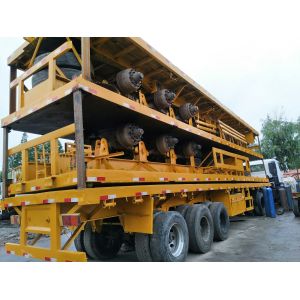 40 Tons Payload Used Truck Trailers Leaf Spring Mechanical Suspension