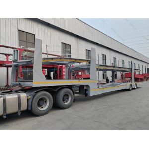 2 Axles Double Deck SUV Car Carrier Trailer 8 Pickup Trucks Semi Car Trailer