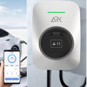 AC 7kw Fast Wall Box EV Charging Station with Type 2 Socket