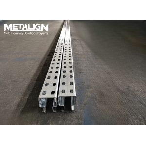 Adjustable Width Upright Rack Roll Forming Machine Heavy Duty High Precision