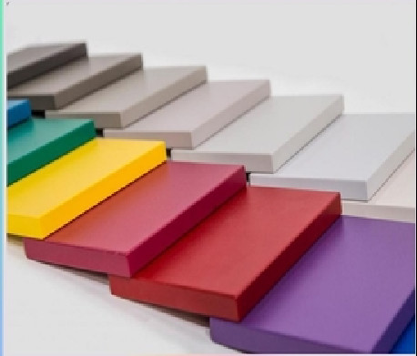 Quality MDF Powder Coating Paint Melamine MDF Coated Board For Furniture wholesale