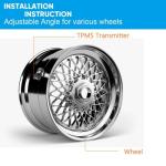 Autel MX Sensor 315MHz+433MHz 2 in 1 Universal Programmable TPMS Sensor Metal