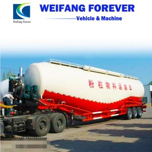 3 Axles 65cbm Bulk Cement Tank Semitrailer for Sale