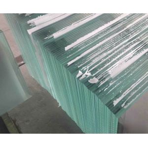 UV Protected Impact Clear Tempered Laminated Flat Glass With Customized Edges