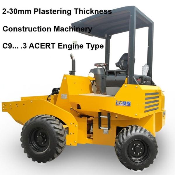 Quality 2-30mm Plastering Thickness Construction Machinery with C9.3 ACERT Engine Type and 23.5-25 Tyre Size wholesale