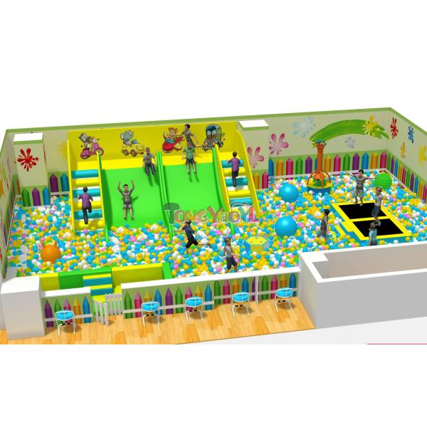 Quality Indoor Playground Equipment For Children S Physical And Cognitive Development Safe And Fun Green Theme Design wholesale
