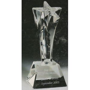 crystal trophy