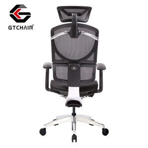 High Back Executive Office Chair With Headrest Ergonomic Adjustable Lumbar