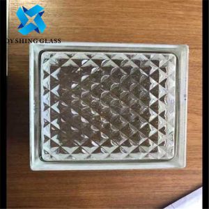 Solid Crystal Glass Block Brick Rectangular For Decoration / Building