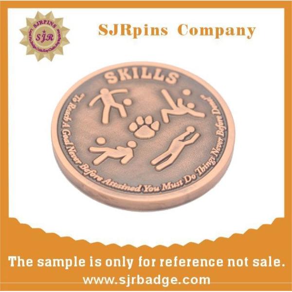 Engravable Metal Custom Challenge Coins Zinc Alloy Personalized Commemorative