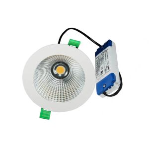 IP20 100 - 240VAC 1010 Lumen 15W Bridgelux COB LED Down Light With 50° Energy