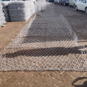 Heavy Duty 3.0 Mm Galfan Mesh Gabion Baskets 2m X 1m X 1m Wire For Retaining