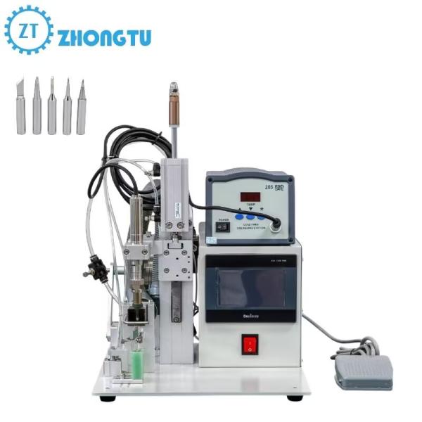 Quality 200W Wire Bonding Machine Semi-Automatic Soldering Machine for USB Data Line Light Point Pcb Board Line Point Solder Machine wholesale