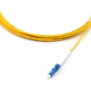 LC UPC To LC UPC Fiber Optic Patch Cable Simplex Single Mode OS2 OFNR 2.0mm
