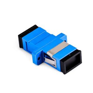 2 Port SM SX Fiber Optic Adapter SC PC Singlemode Simplex for FTTH System