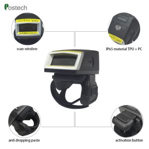 Small Wireless 1d 2d 550mah Ring Barcode Scanner For Logistics Industry