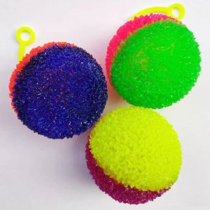 6.5CM/7.5CM LED Flashing Light Spiky Ball Perfect for Kids' Light-Up Celebrations