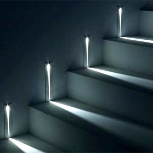 3W Recessed Led Stair Light AC85-265V Indoor IP20 Corner Wall Stairs lights (WH