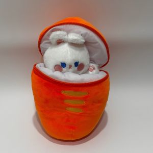 Customizable Cute Stuffed Plush Toys With Zippers Carrots-shaped rabbits