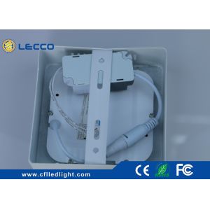 Custom Flat Panel LED Lights , White Housing Square Led Panel Light 218 x 33 MM