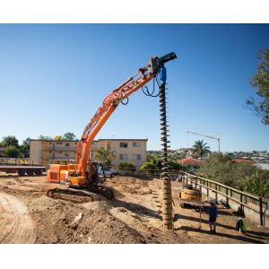 Skidsteer Attachments Weight 6T Hydraulic Earth Auger Excavator Digger Machine