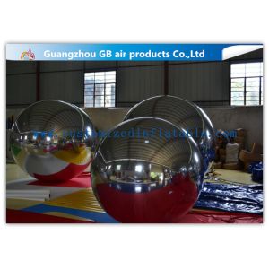 Reflective Round Mirror Balls Christmas Inflatable Decorations For Party / Stage