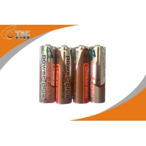 LiFeS2 1.5V 2700 mAh AA L91 Lithium Iron Battery with Long cycle life
