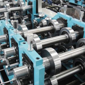 Durable CZ Purlin Roll Forming Machine For Tunnels / Subway Construction