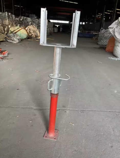 Galvanized Steel Shoring Posts Adjustable Length for Heavy Duty Construction