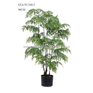 Lush Artificial Fern Plants , Plastic Fern Plants UV Protected Sturdy Refreshing