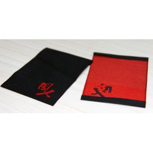 Custom Design high quality washable eco friendly woven label for Men\s Suit