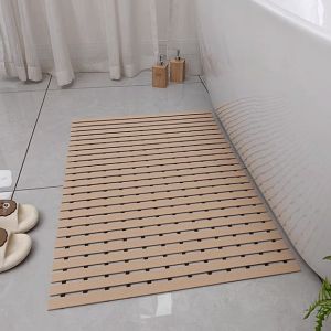 Anti-Skid PVC Bathmat For Wet Environments Quick Drainage Hygienic And