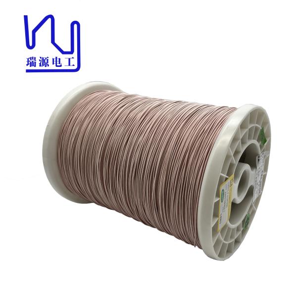 0.04mm*420 Class H Stranded Hf Litz Wire Polyester Served Copper For Transformer