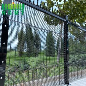 Powder Coated Clearview 358 Mesh Fence 8 Gauge