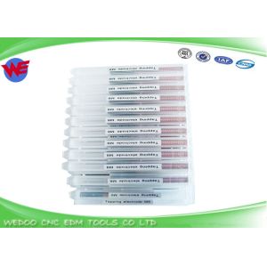 Custom Length EDM Threading Electrodes M6 Copper With 1 Mm Dia Hole