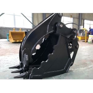 Customized Wood Grabbing Bucket Thumb Excavator 220-3800kg Heavy Duty Q355B