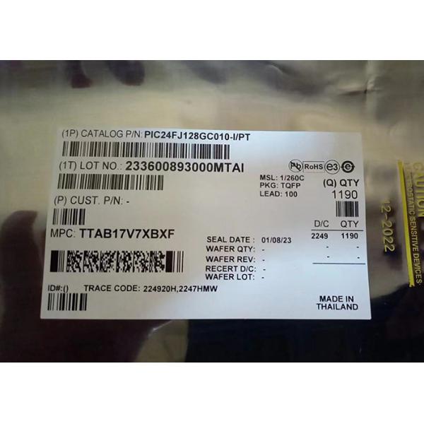 Quality Integrated Circuit Chip PIC24FJ128GC010-I/PT Microcontroller Chip 32MHz TQFP100 wholesale