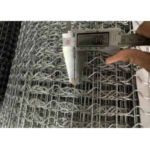 1.8mm Wire Diameter 10 Lines Galvanized Pipeline Reinforce Welded Mesh For Oil