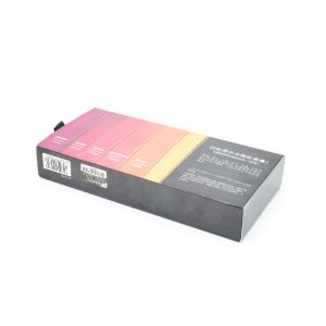 6pcs Lipstick Packaging Box , ISO Cardboard Sliding Drawer Box