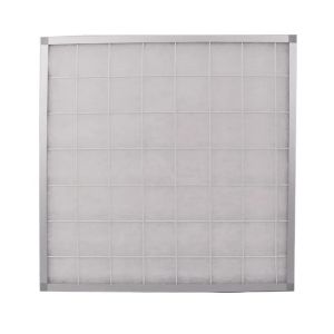 6-15Pa Panel Air Filter , Galvanized Iron Fiber Cotton Polyester Air Filter