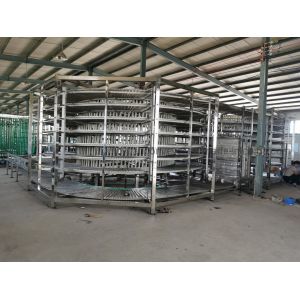 Stainless Steel Pizza Hamburger Toast Bakery Spiral Cooling Tower