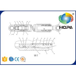 China 103-8333 1038333 169-7827 1697827 Arm Cylinder Seal Kit For CAT Excavator on sale